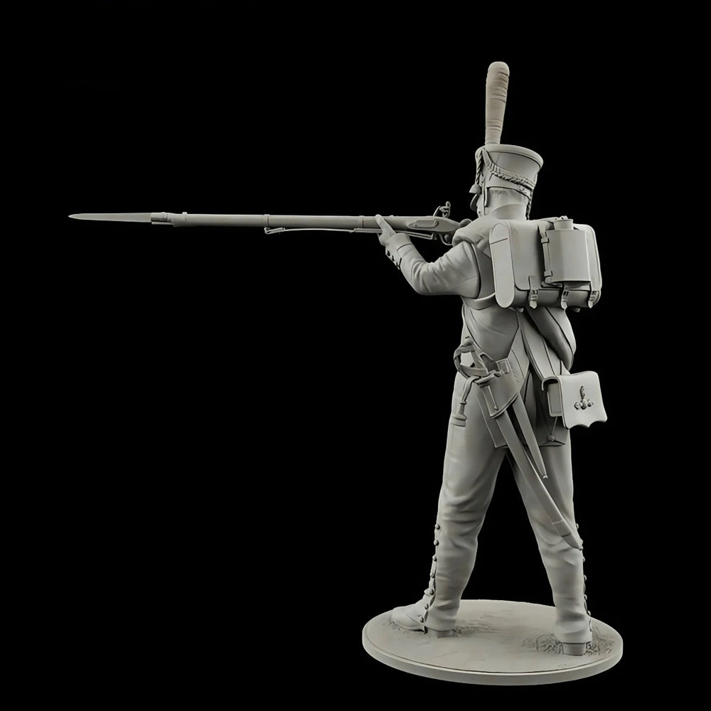 75mm Cold War Russian Grenadier, Resin Model Figure Kit, Unassembled and Unpainted