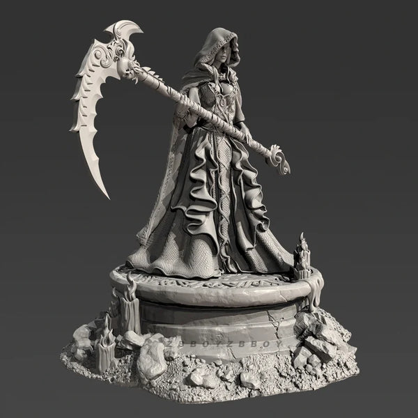 50mm Death Goddess, Resin Model Figure Kit, Mythology Theme, Unassembled and Unpainted