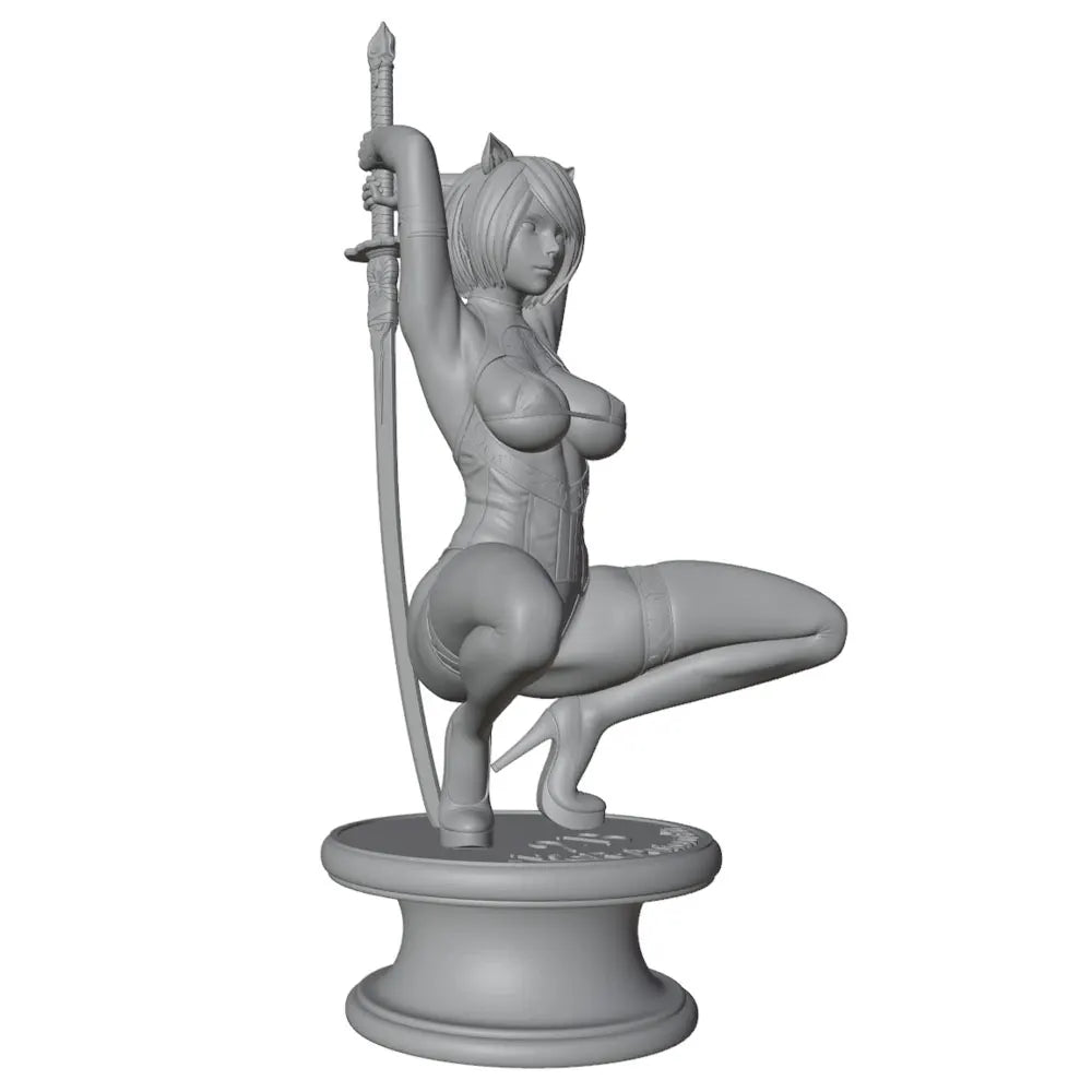 1/24 Female Ranger, Resin Model Figure Kit, Fantasy Theme, Unassembled and Unpainted