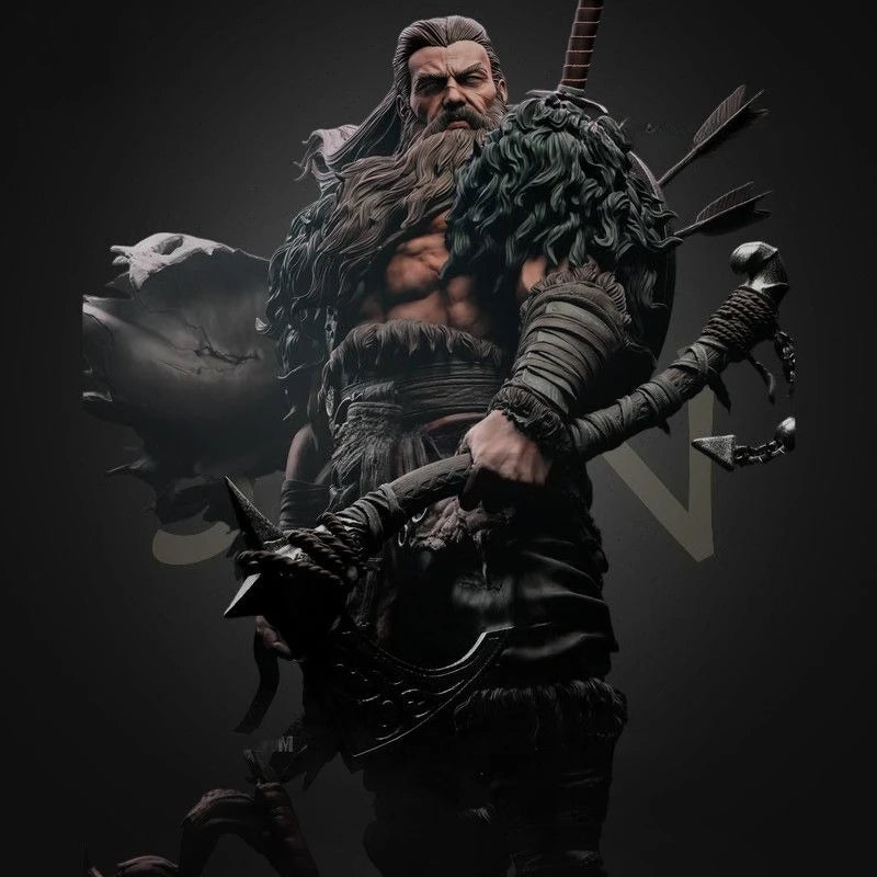 Medieval Warrior, Resin Model Figure Kit, Fantasy Theme, Unassembled and Unpainted