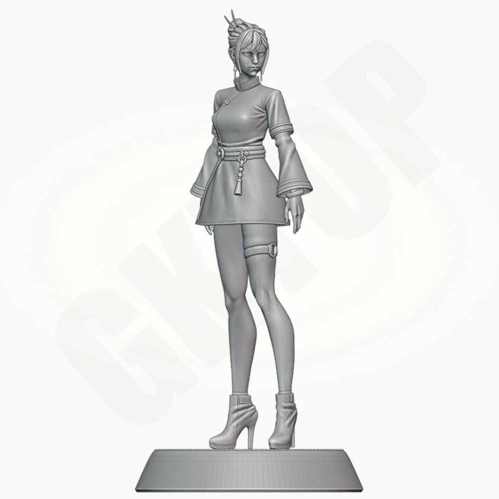 1/24 Anime Girl Collection, 3 Figures, Resin Model Figure Kit, Unassembled and Unpainted