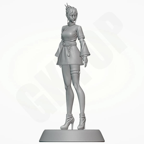 1/24 Anime Girl Collection, 3 Figures, Resin Model Figure Kit, Unassembled and Unpainted