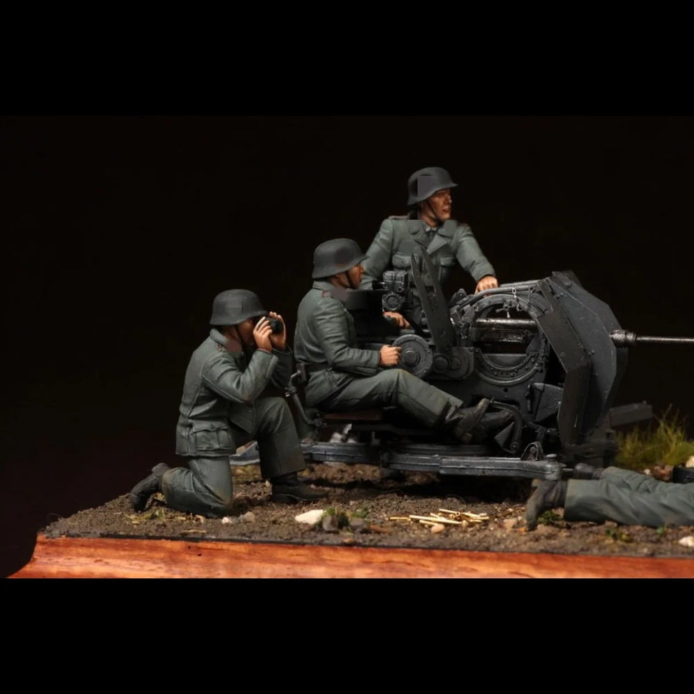 1/35 WWI German Military, 4 Figures, Resin Model Figure Kit, Unassembled and Unpainted