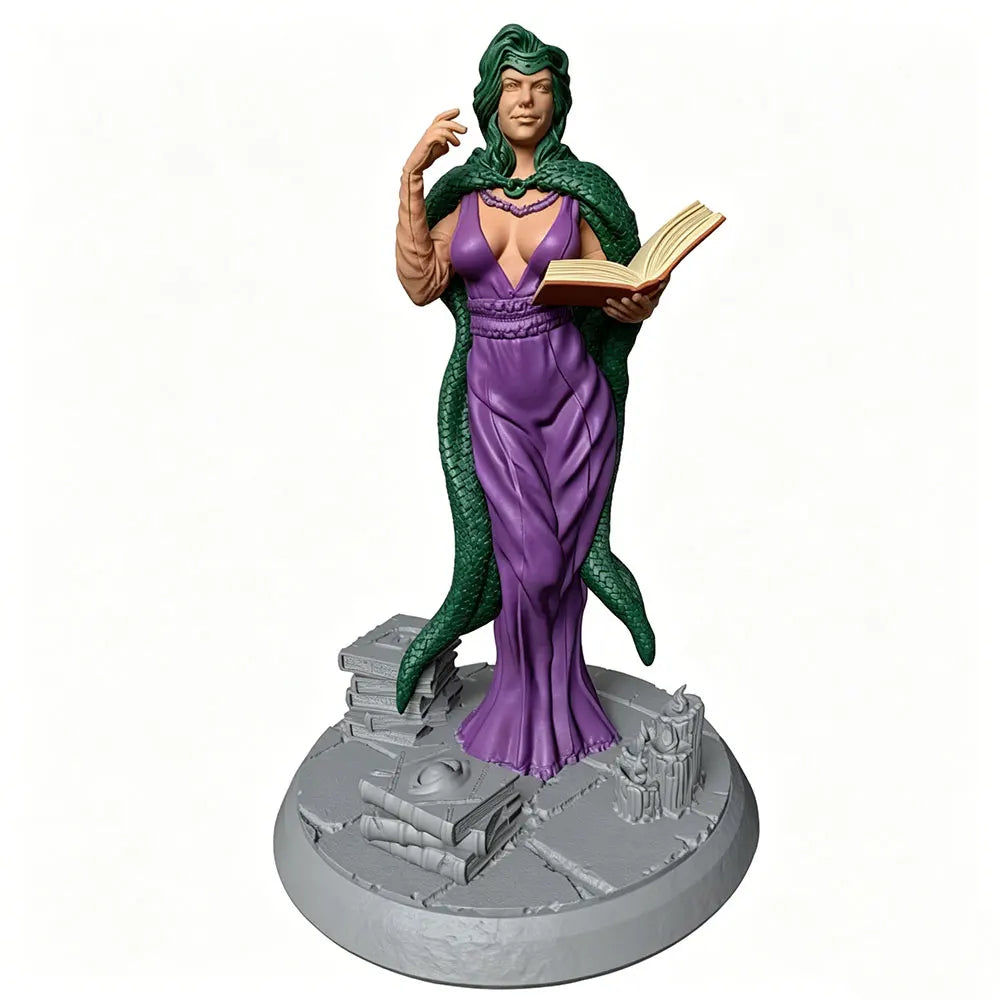 75mm Fantasy Enchantress, Resin Model Figure Kit, Unassembled and Unpainted