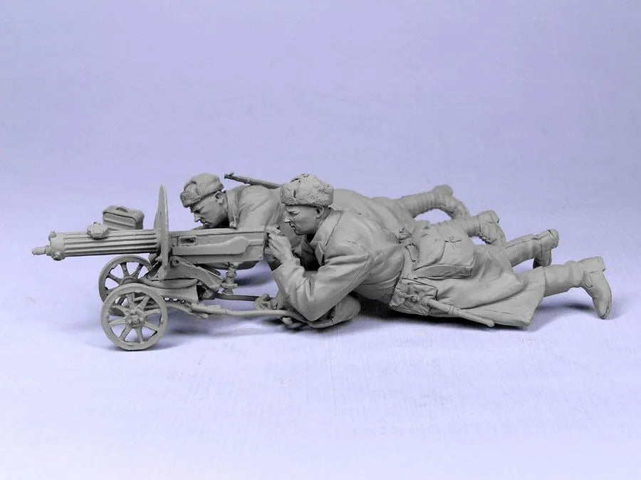 1/35 WWI Infantry Set, 6 Figures, Resin Model Figure Kit, Unassembled and Unpainted