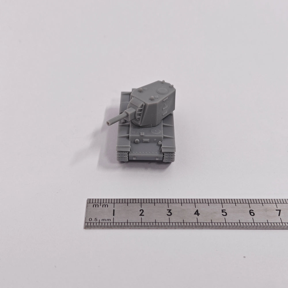 WWII Soviet KV-2 Heavy Tank — 1/144 Resin Vehicle