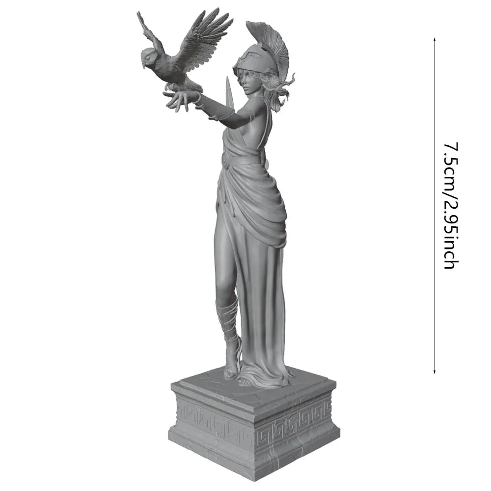 75mm Classical Goddess, Resin Model Figure Kit, Mythology Theme, Unassembled and Unpainted