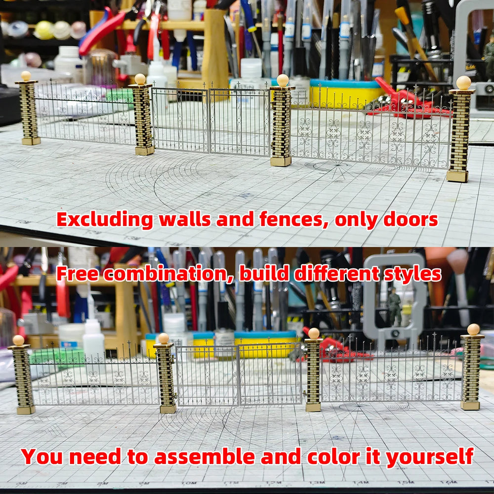 1/35 European Architectural Elements, Resin Model Diorama Kit, Historical Theme, Unassembled and Unpainted