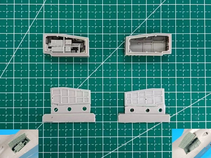 1/48 WWII Aircraft Fuselage, Resin Model Aircraft Kit, Unassembled and Unpainted