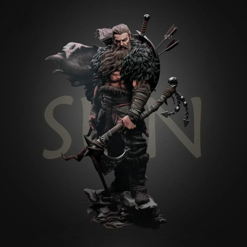 Medieval Warrior, Resin Model Figure Kit, Fantasy Theme, Unassembled and Unpainted