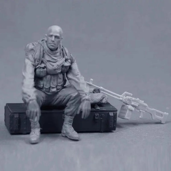 1/35 Modern Russian Tactical Squad in Combat Poses, Resin Model Figure Kit, Unassembled and Unpainted