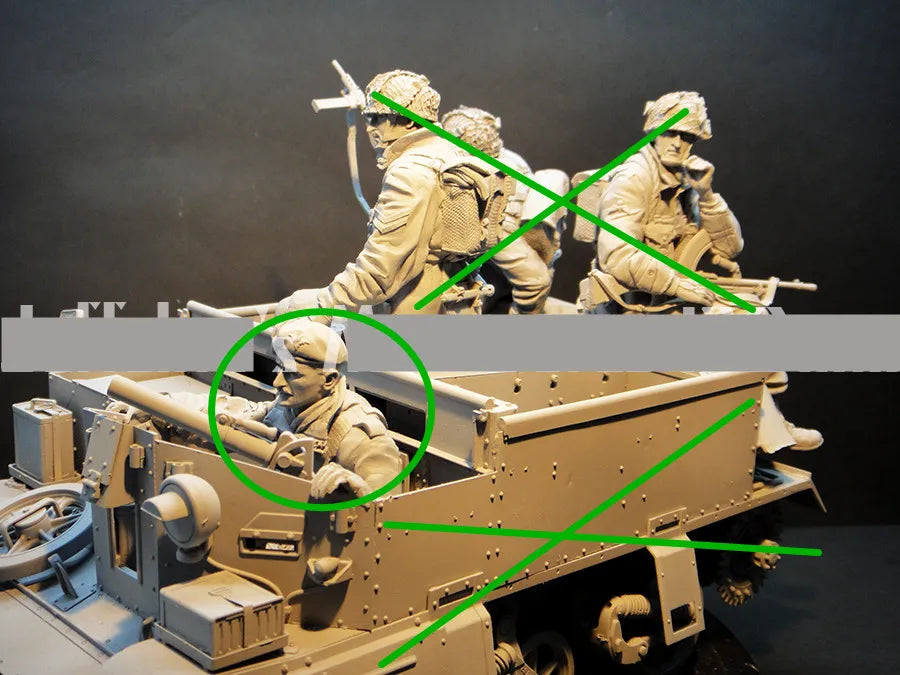 1/16 Modern Desert Operations, 12 Figures, Resin Model Diorama Kit, Unassembled and Unpainted