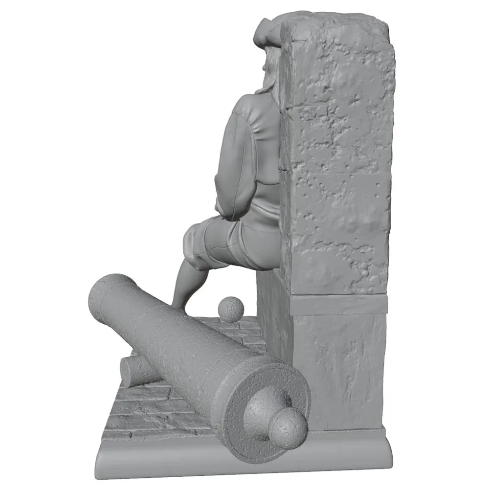 1/24 WWI Artillery Girls, 6 Figures, Resin Model Figure Kit, Unassembled and Unpainted