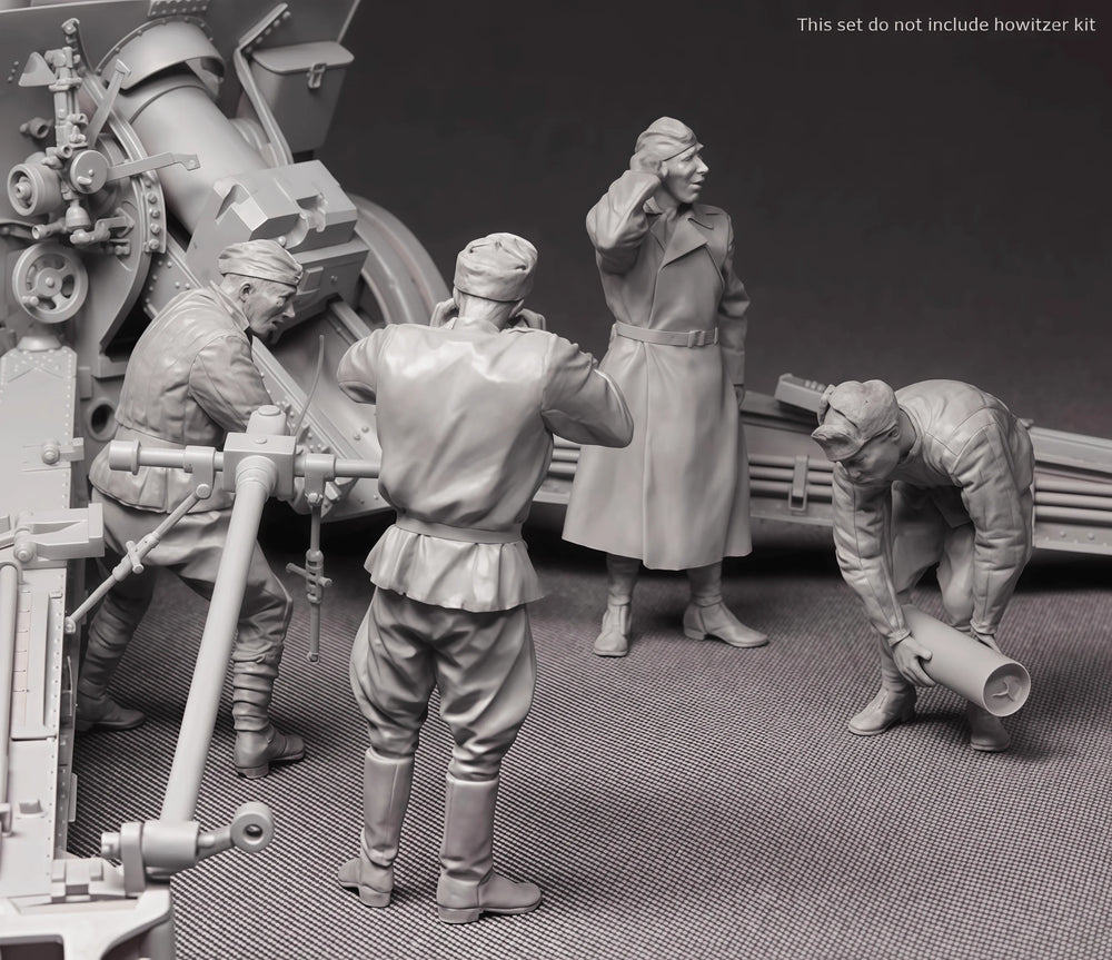 1/35 WWII Frontline Soldiers, 13 Figures, Resin Model Figure Kit, Unassembled and Unpainted