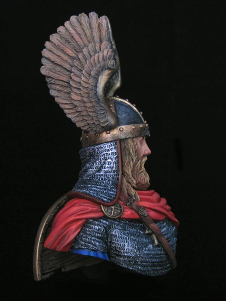 1/10 Winged Warrior, Resin Model Bust Kit, Fantasy Theme, Unassembled and Unpainted