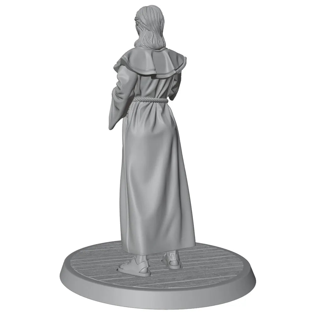 75mm Religious Nun, Resin Model Figure Kit, Mythology Theme, Unassembled and Unpainted