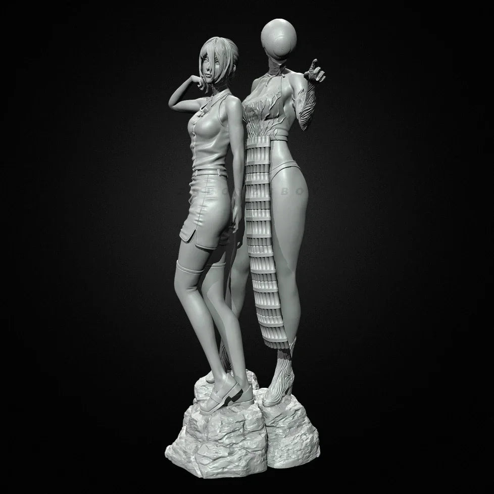 75mm Fantasy Draped Female, Resin Model Figure Kit, Unassembled and Unpainted
