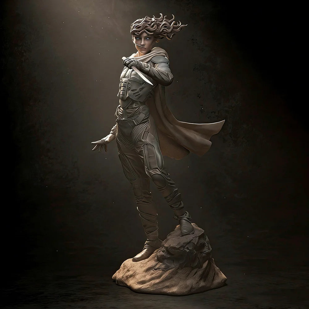 1/12 Elven Warrior Lunging with Sword, Resin Model Figure Kit, Fantasy Theme, Unassembled and Unpainted