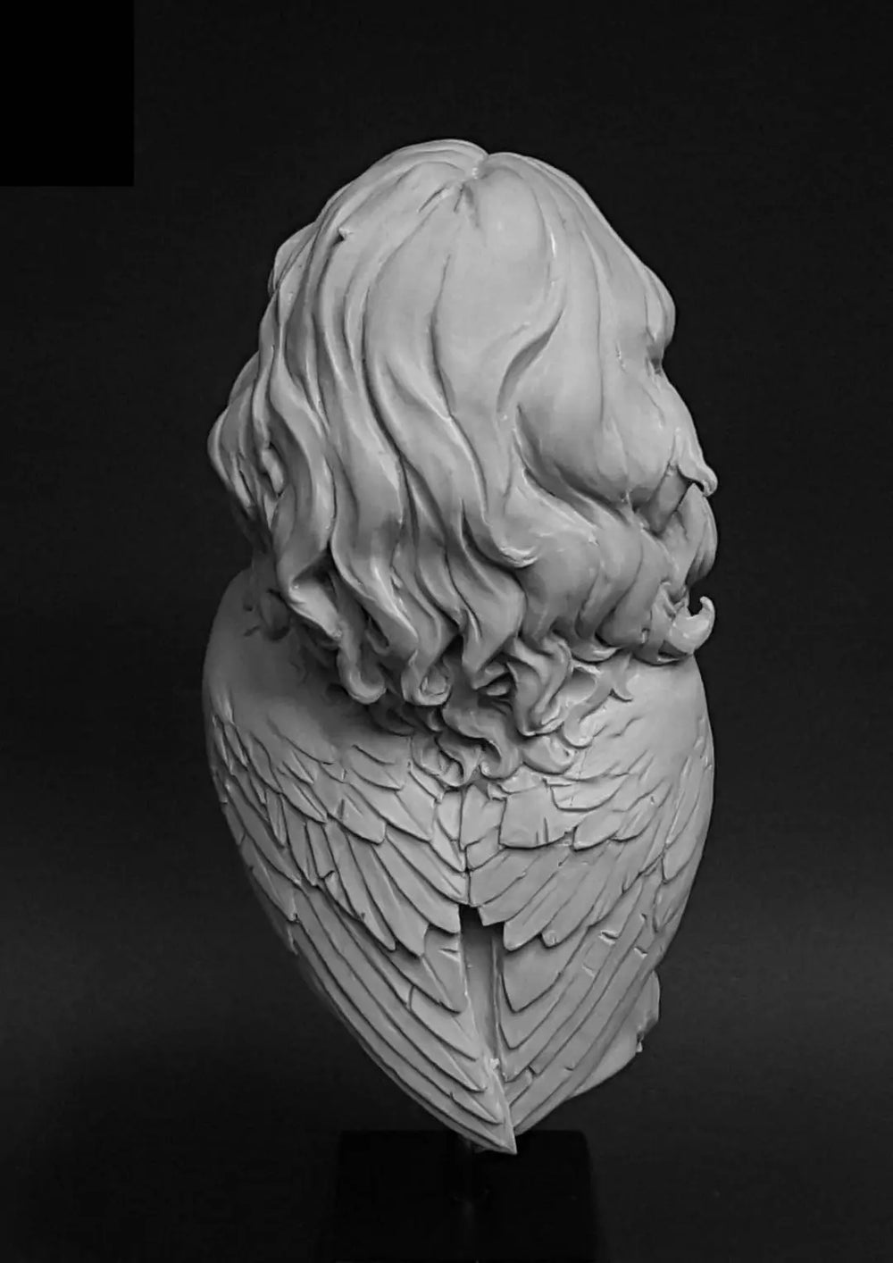90mm Fantasy Female, Resin Model Bust Kit, Unassembled and Unpainted