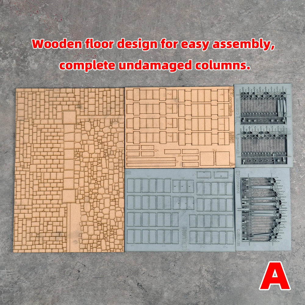 1/35 Modern Residential Compound, Resin Model Diorama Kit, Unassembled and Unpainted