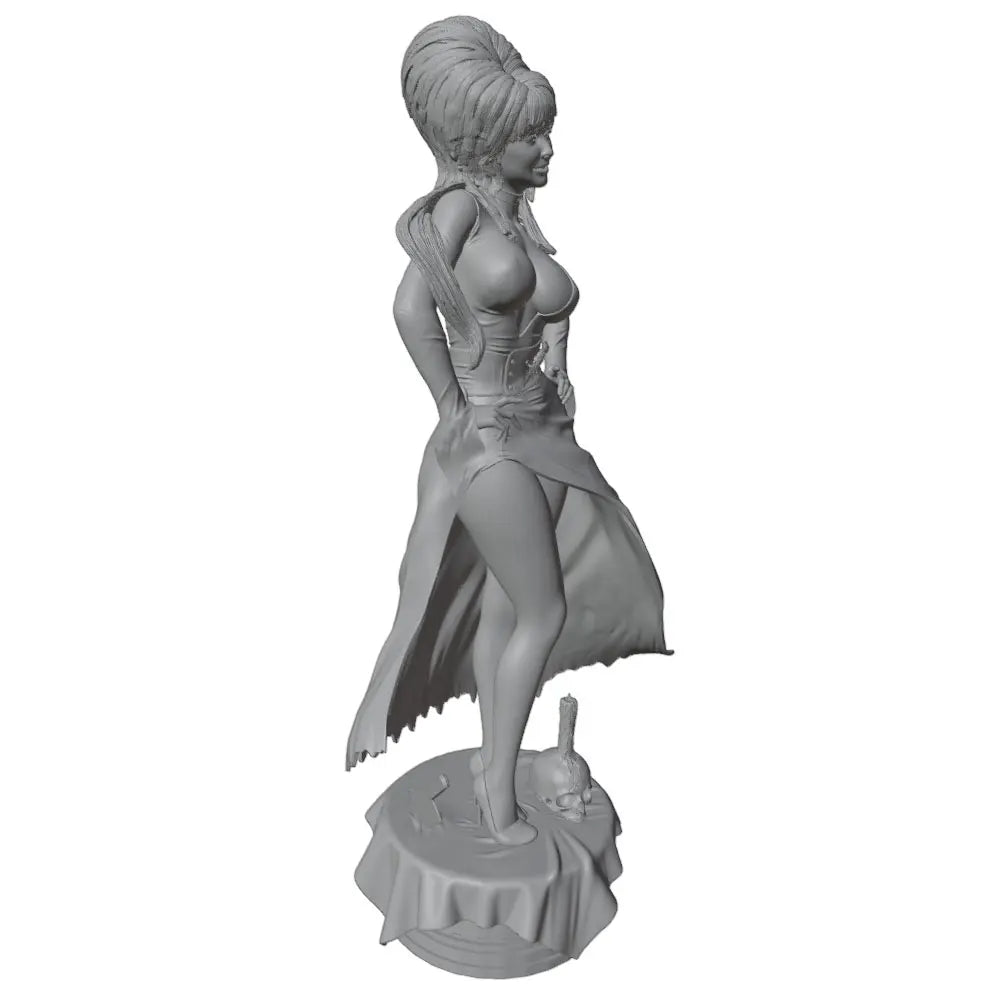 250mm Female Figurines, Resin Model Figure Kit, Fantasy Theme, Unassembled and Unpainted
