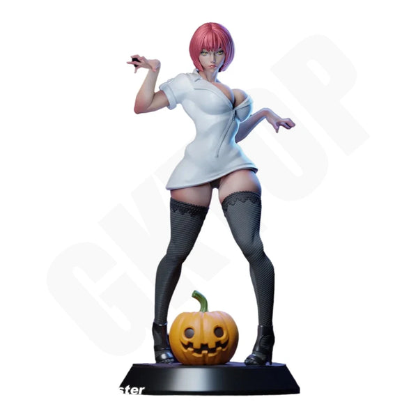 1/24 Halloween Pin-up, Resin Model Figure Kit, Fantasy Theme, Unassembled and Unpainted