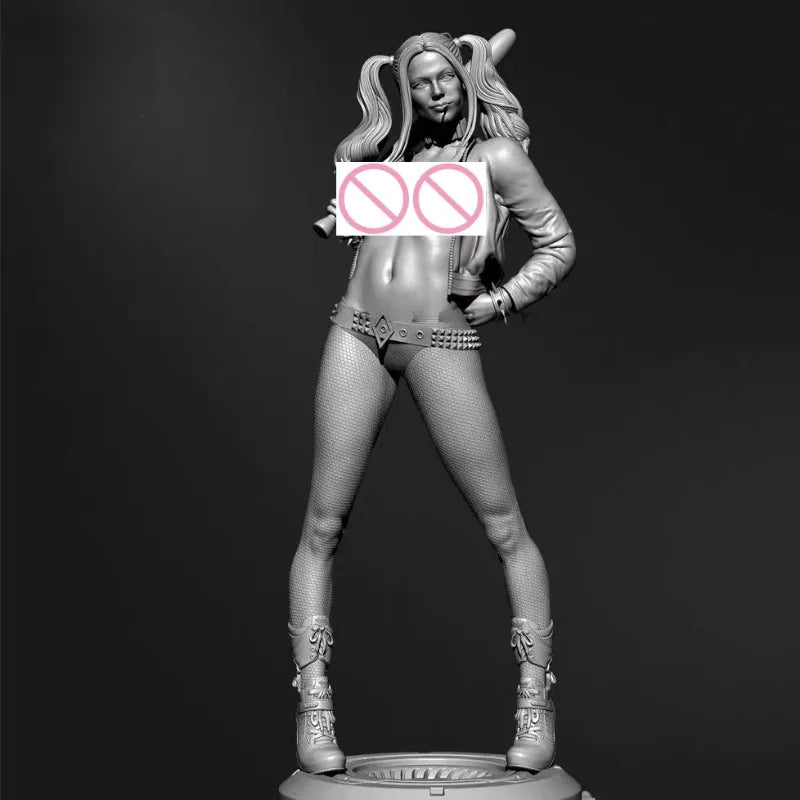 1/24 Pin-up Baseball Girl, Resin Model Figure Kit, Unassembled and Unpainted