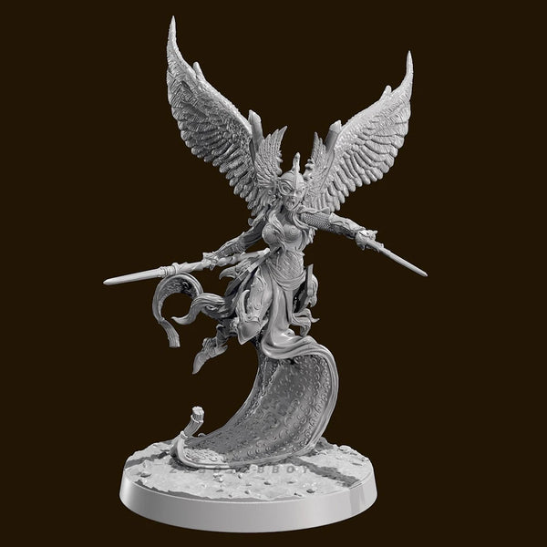 75mm Angel, Resin Model Figure Kit, Fantasy Theme, Unassembled and Unpainted