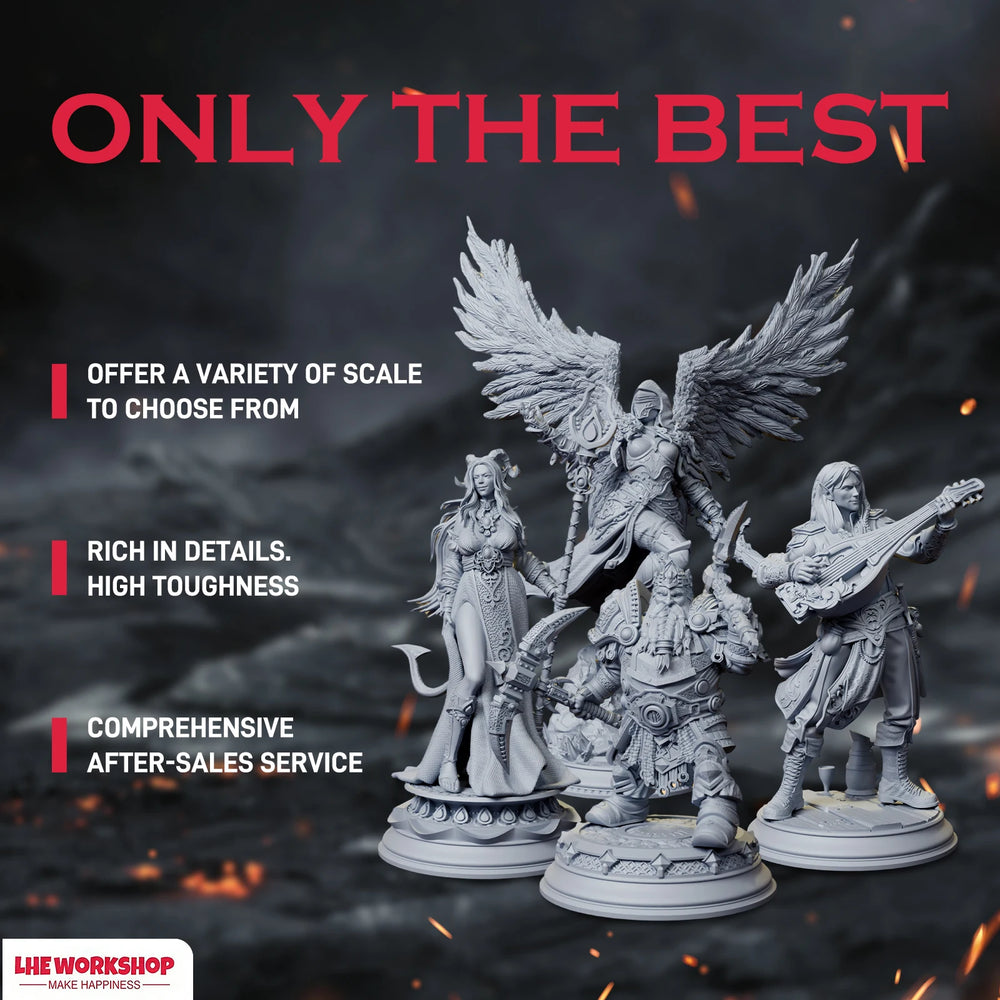 Gluttony Devil, Resin Model Figure Kit, Fantasy Theme, Unassembled and Unpainted
