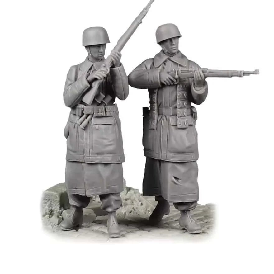 1/35 WWI Infantry Squad Set, 32 Figures, Resin Model Figure Kit, Unassembled and Unpainted