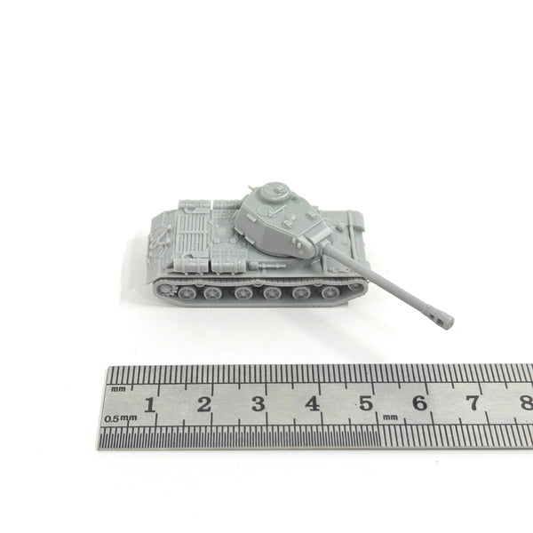 1/144 WWII Soviet IS-2 Heavy Tank, Resin Model Vehicle Kit, Unassembled and Unpainted