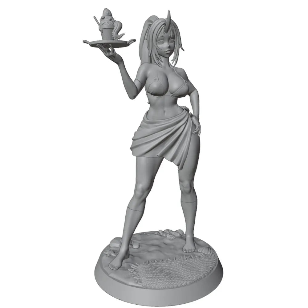 1/24 Fantasy Female Pinup, Resin Model Figure Kit, Unassembled and Unpainted