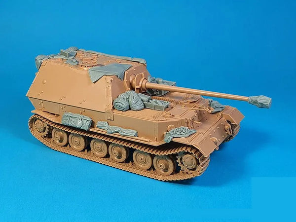 1/48 WWII Self-Propelled Gun, Resin Model Vehicle Kit, Unassembled and Unpainted