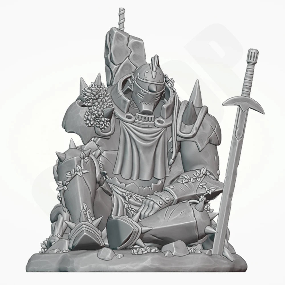 1/16 Iron Warrior, Resin Model Figure Kit, Fantasy Theme, Unassembled and Unpainted
