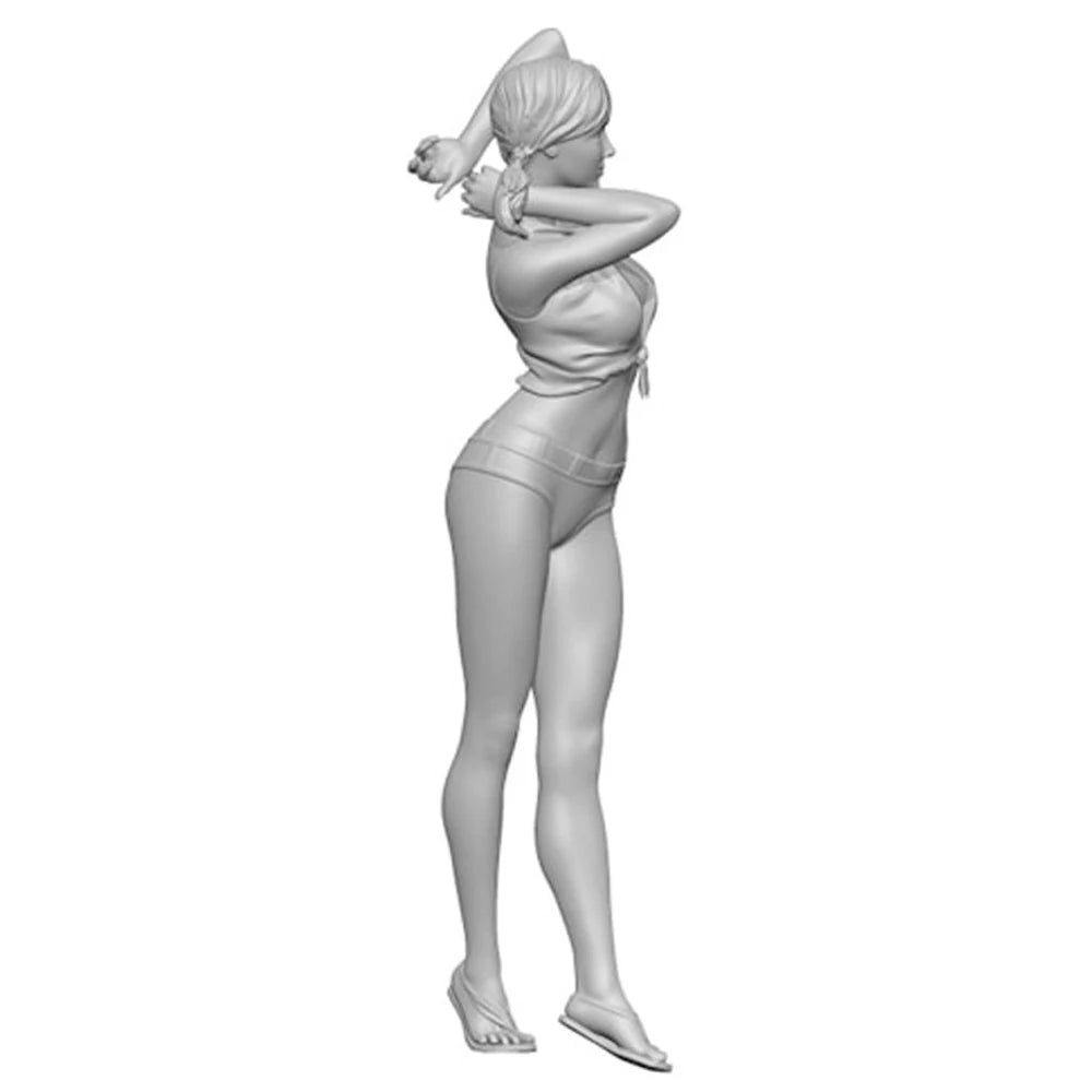 1/12 Modern Swimsuit Girl, Resin Model Figure Kit, Unassembled and Unpainted