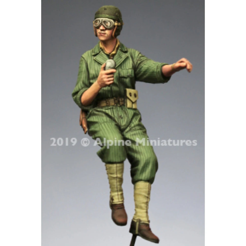 1/35 WWII US Tank Commander, 2 Figures, Resin Model Figure Kit, Unassembled and Unpainted
