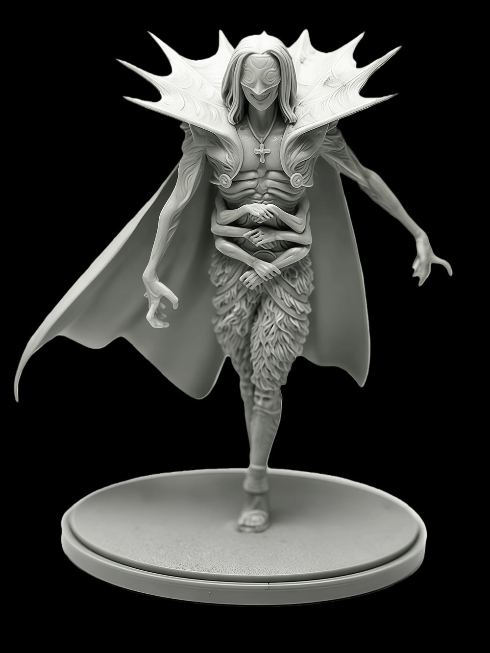 70mm Winged Leader, Resin Model Figure Kit, Sci-Fi Theme, Unassembled and Unpainted