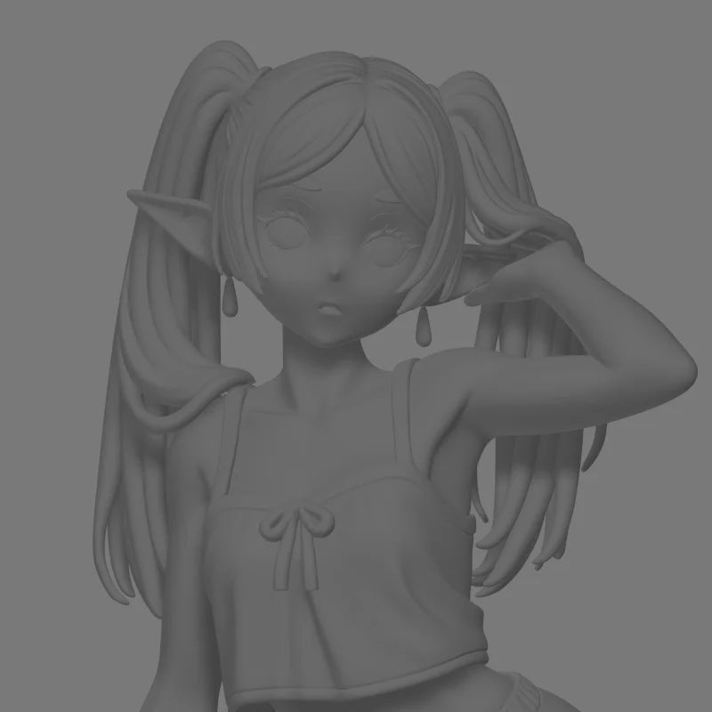 160mm Frieren Anime Character, Resin Model Figure Kit, Anime Theme, Unassembled and Unpainted