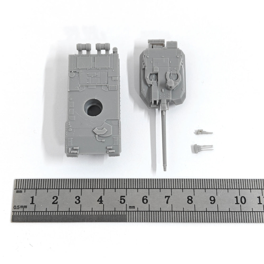 1/144 Modern French Leclerc Main Battle Tank, Resin Model Vehicle Kit, Unassembled and Unpainted