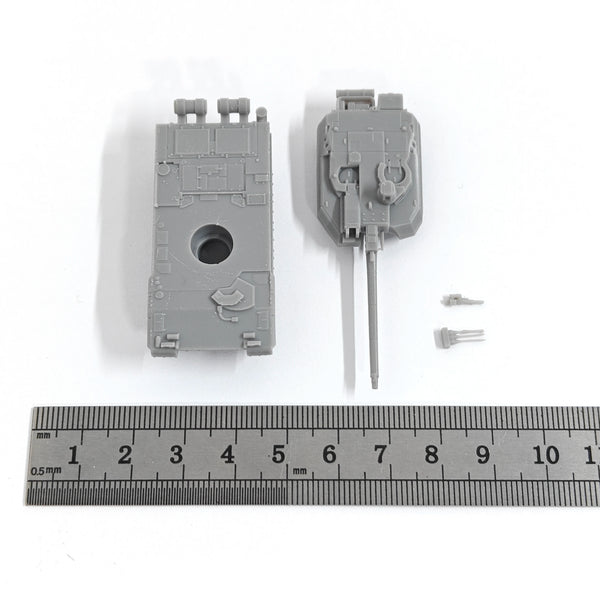 1/144 Modern French Leclerc Main Battle Tank, Resin Model Vehicle Kit, Unassembled and Unpainted