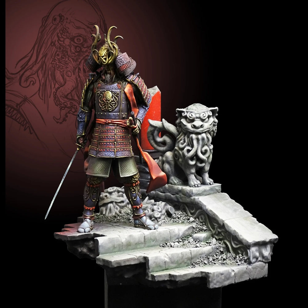 1/24 Ancient Warrior, 2 Figures, Resin Model Figure Kit, Unassembled and Unpainted