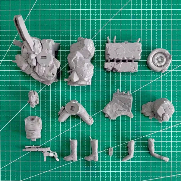 1/24 Modern Snake Plissken Action, Resin Model Figure Kit, Unassembled and Unpainted