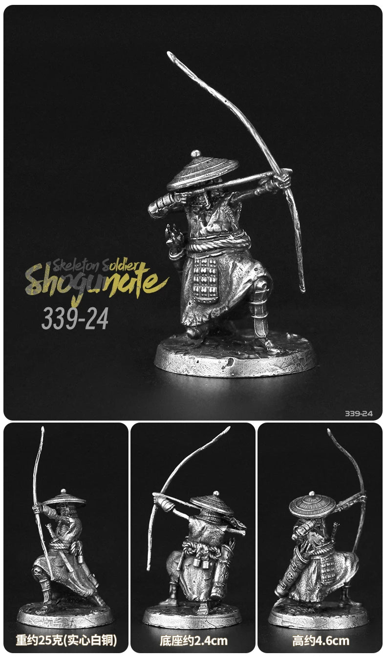 Medieval Skeleton Archers, 8 Figures, Resin Model Figure Kit, Unassembled and Unpainted