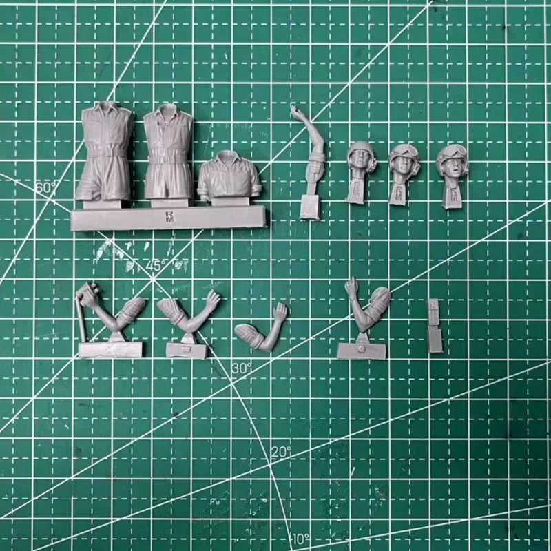 1/35 Modern Tactical Infantry with Combat Goggles, 6 Figures, Resin Model Figure Kit, Unassembled and Unpainted