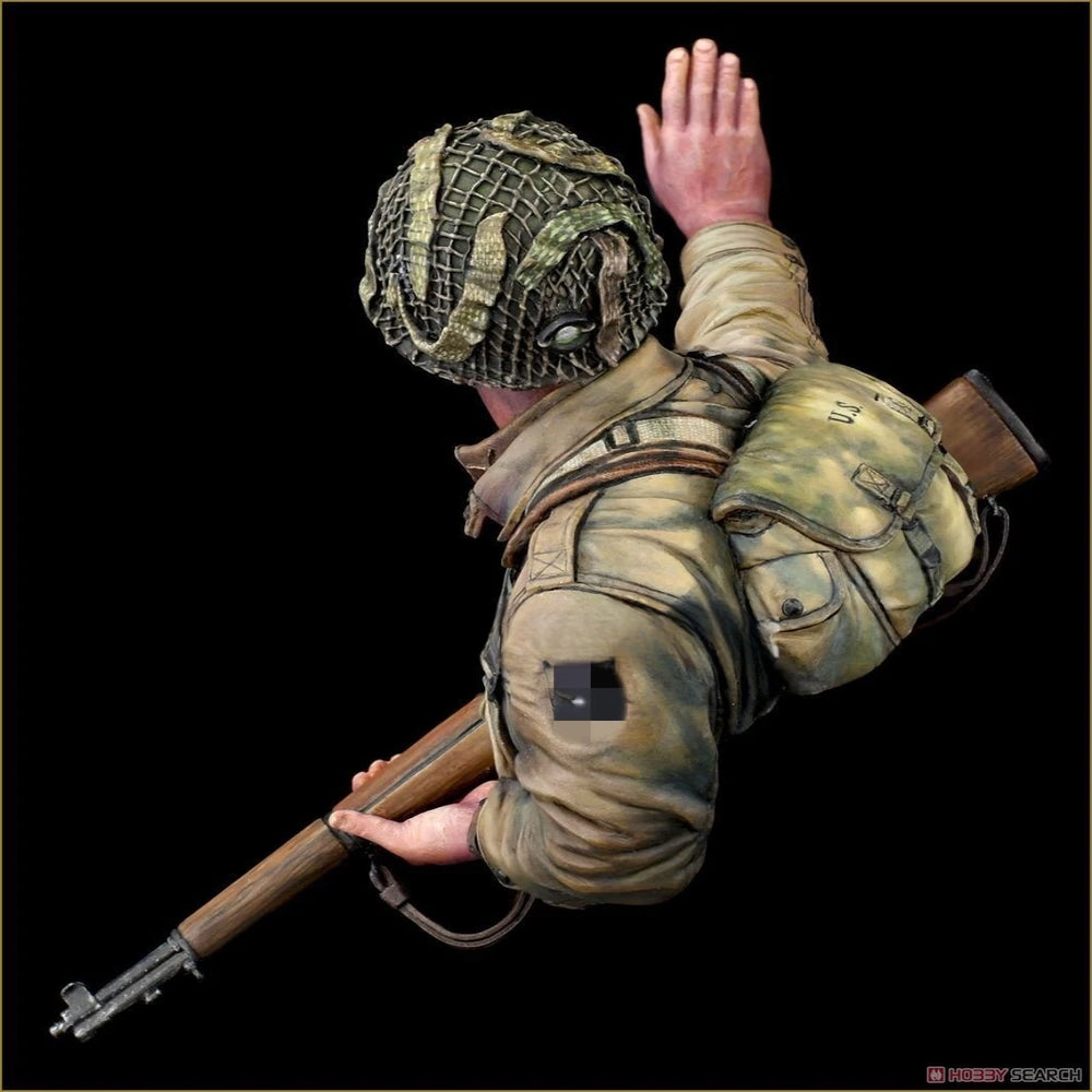 1/10 WWII U.S. Airborne Soldier, Resin Model Figure Kit, Unassembled and Unpainted