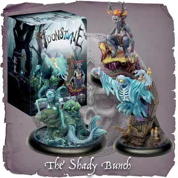 28mm Dark Fantasy Undead, 2 Figures, Resin Model Figure Kit, Fantasy Theme, Unassembled and Unpainted