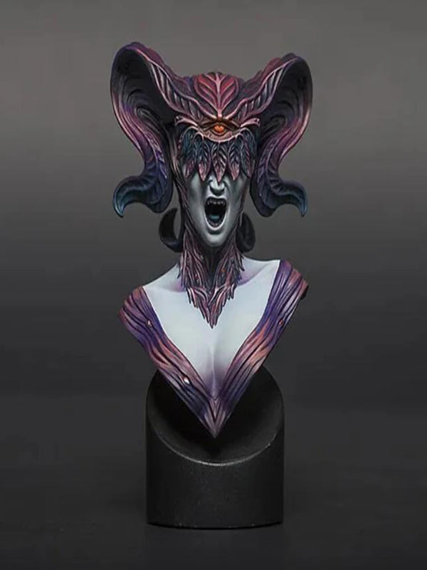 1/10 Demon Officer, Resin Model Bust Kit, Fantasy Theme, Unassembled and Unpainted