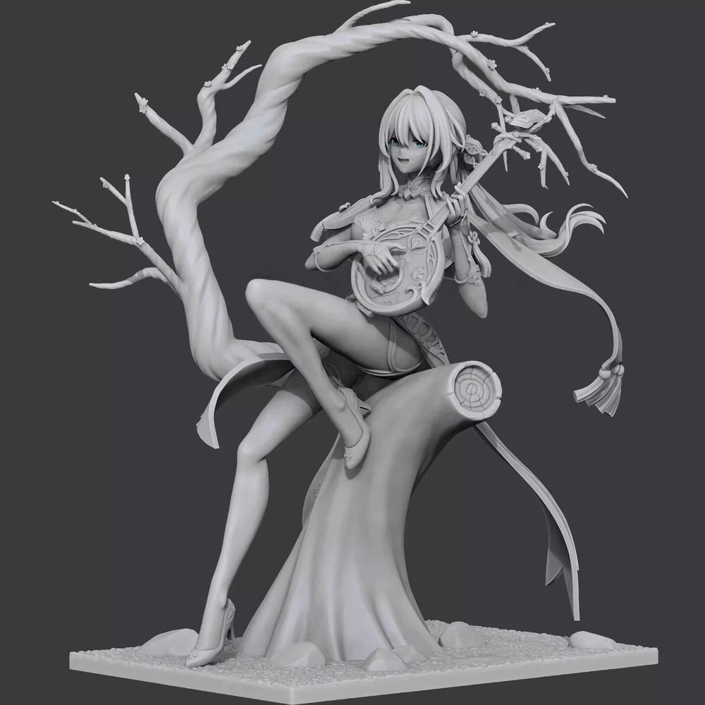 180mm Ruanmei Fantasy Character, Resin Model Figure Kit, Fantasy Theme, Unassembled and Unpainted