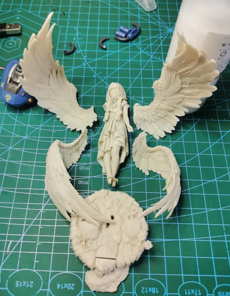 Seraphim Angel, Resin Model Figure Kit, Fantasy Theme, Unassembled and Unpainted