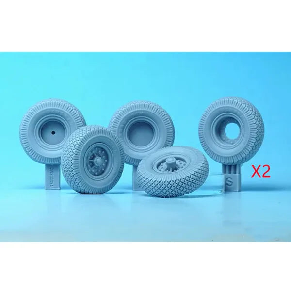 1/35 WWII Chevrolet Truck Wheels, Resin Model Accessory Kit, Unpainted